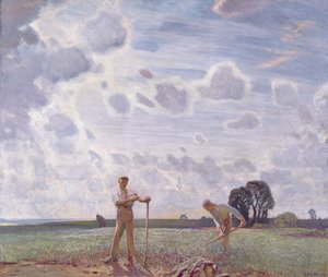 På markerne i juni af George Clausen