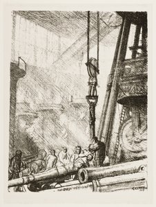 Løft af en slange af George Clausen