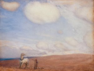 Pløjning på Downs af George Clausen