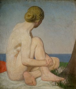 Vagteren, 1927-18. af George Clausen