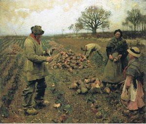 Vinterarbejde af George Clausen