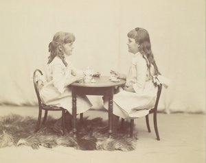 Frances og Ethel de Forest, døtre af Robert de Forest, ca. 1890. af George Collins Cox