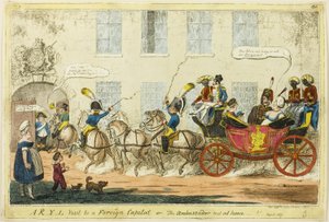 Et R-Y-L-besøg i en udenlandsk hovedstad af George Cruikshank
