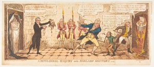 A Sepulchral Inquiry into English History, 1. juni 1813. af George Cruikshank