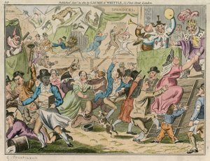 Bartholomew Fair, London af George Cruikshank