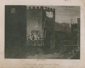 Courtenays flugt fra tårnet af George Cruikshank