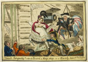 Kvindelig uforfærdethed af George Cruikshank