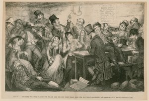 Fra Drukkens børn, 1848 af George Cruikshank
