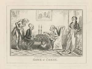 Spil skak af George Cruikshank