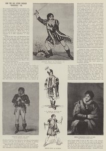 Hvordan de gamle skuespillere klædte Shakespeare af George Cruikshank