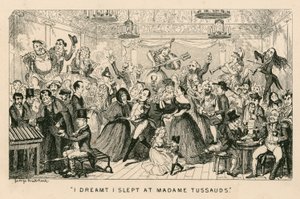 Jeg drømte, at jeg sov på Madame Tussauds af George Cruikshank