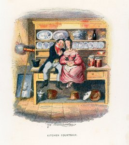 Illustration til hårde tider af George Cruikshank