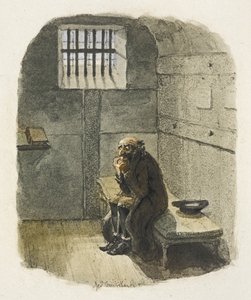 Illustration til "Oliver Twist" af George Cruikshank