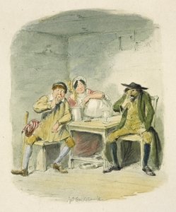 Illustration til "Oliver Twist" af George Cruikshank