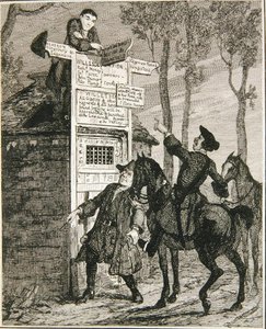 Jack flygter fra buret i Willesden, illustration fra 