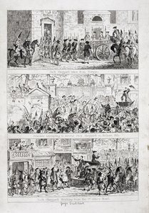 Jacks rejse fra Newgate til Tyburn, illustration fra 