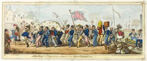 Landing af skattene af George Cruikshank