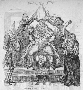 Roy vil have det! G.R., c1820. af George Cruikshank