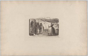 Søger logi, 1851., 1851. af George Cruikshank