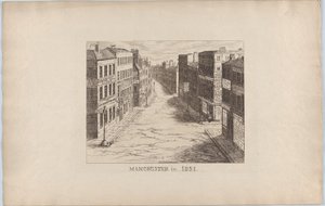 Manchester, i 1851, 1851., 1851. af George Cruikshank