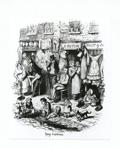 Monmouth Street, ca. 1836 af George Cruikshank