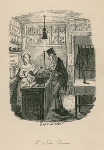 Mr John Dounce, karakter fra Sketches by Boz (Charles Dickens) af George Cruikshank