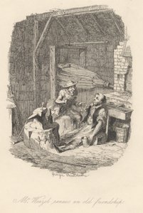 Hr. Weazel genoptager et gammelt venskab af George Cruikshank