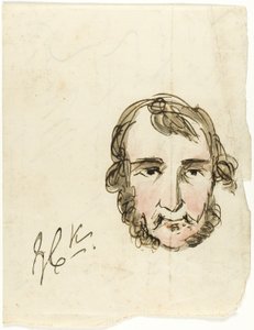 Selvportræt af George Cruikshank