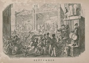 september messe af George Cruikshank