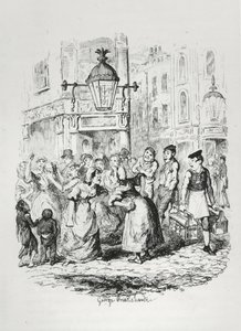 Syv skiver, ca. 1836 af George Cruikshank