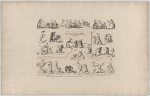 Nogle af den store udstillings drollerier, 1851., 1851. af George Cruikshank