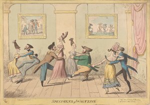 Eksemplarer af Waltzing af George Cruikshank