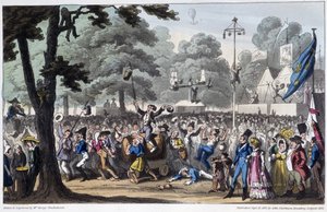 St Louis Fête: la canaille - i "" Life in Paris" af David Carey, London af George Cruikshank