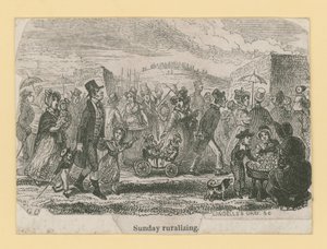 Søndag i landdistrikterne af George Cruikshank
