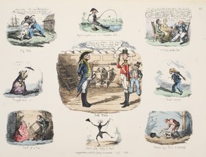 Tell Tale, pub. 1832 (håndfarvet gravering af George Cruikshank