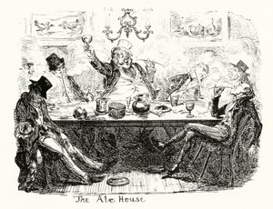 The Ale House (gravering) af George Cruikshank