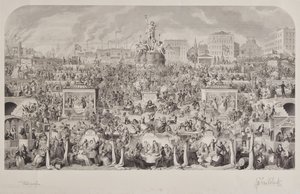 Samfundets drikkeskik eller tilbedelse af Bacchus af George Cruikshank