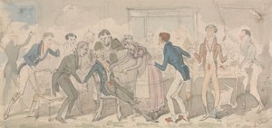 The Fainting Fit af George Cruikshank