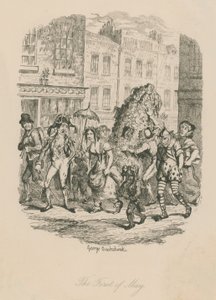 Den første maj af George Cruikshank