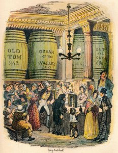 Gin-paladset, c1900 af George Cruikshank
