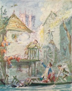 The Misers Daughter: 1920, Dispersion of the Jacobite Club, c1842, 1913 af George Cruikshank