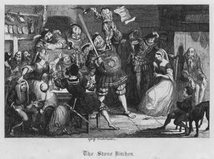 Stenkøkkenet (gravering) af George Cruikshank