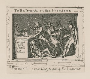 At blive fuld på stedet af George Cruikshank