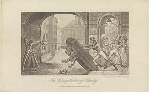 Tom får det bedste af en Charley af George Cruikshank