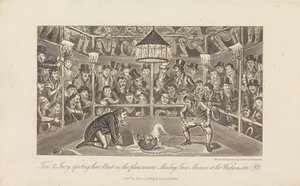 Tom & Jerry med deres stumpe... af George Cruikshank