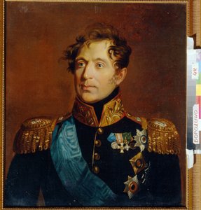 Portræt af general grev Mikhail Miloradovich (Miloradovich) (1771-1825). Maleri af George Dawe (1781-1829), olie på lærred. engelsk kunst