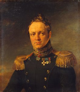 Portræt af Yevgeny Alexandrovich Golovin 1782-1858, før 1825