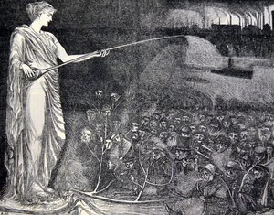 Tobak set som en trøst for de fattige, 1869