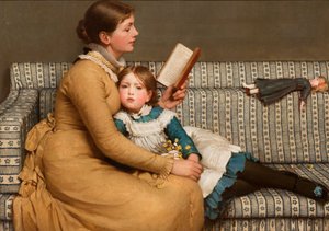 Alice i Eventyrland (olie på lærred) af George Dunlop Leslie