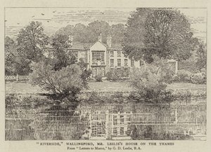 Riverside, Wallingford, hr. Leslies hus ved Themsen